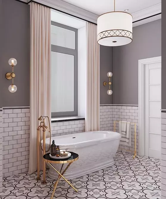 Design de banheiro com chuveiro e banho: Idéias interiores em 75 fotos - IVD.RU 4108_175