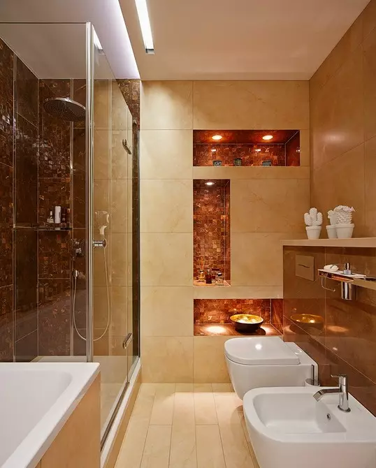 Deseño de baño con ducha e baño: ideas interiores en 75 fotos - IVD.RU 4108_26