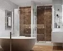 शॉवर आणि बाथसह स्नानगृह डिझाइन: 75 फोटोंवर इंटीरियर कल्पना - आयव्हीडी.आरयू 4108_34