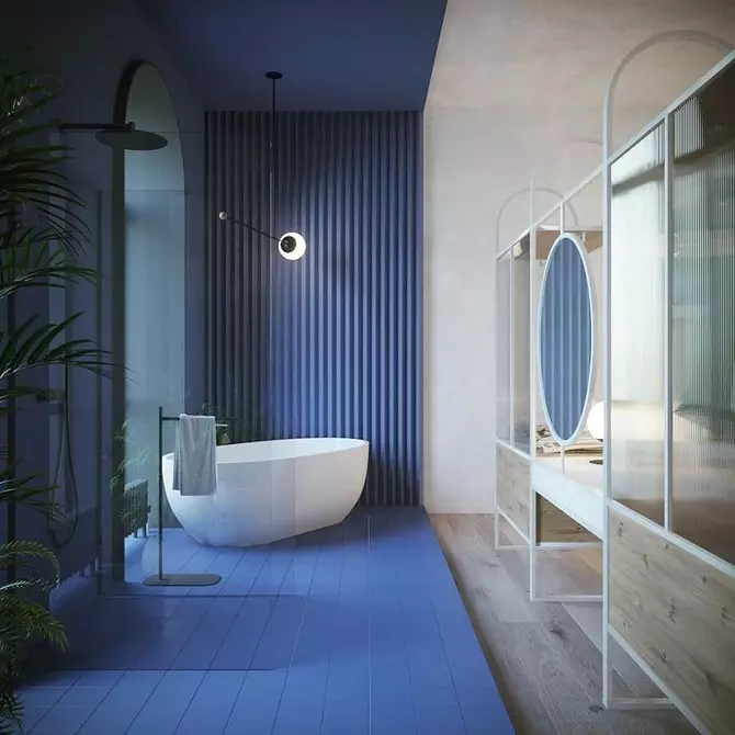 Badeværelse design med bad og bad: Interiør ideer på 75 billeder - Ivd.ru 4108_76
