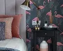 Paano ginagamit ng mga designer ang mga wallpaper ng accent: 8 mga halimbawa mula sa interiors 4180_36