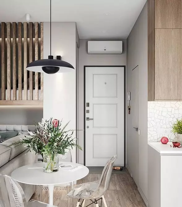 Izrađujemo kombinirani kuhinjski prostor i hodnik: pravila za dizajn i zoniranje 4265_31