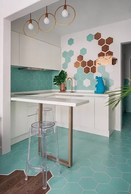 Mes parengiame kombinuotą virtuvės erdvę ir prieškambarį: dizaino ir zonavimo taisykles 4265_49
