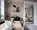 Glamor, minimalisme utawa boho: 5 gagasan kanggo desain loft atypical 4289_36