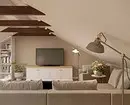 Ako vydať interiér podkrovie na Dachi s dvojitou alebo jednou strechou 4292_58