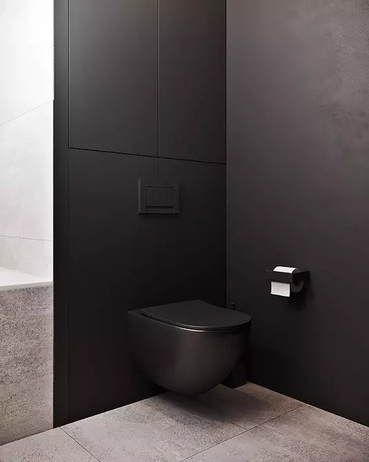 De la finisarea la selecția de accesorii: Secretele de design în baie în culoarea neagră 4303_146