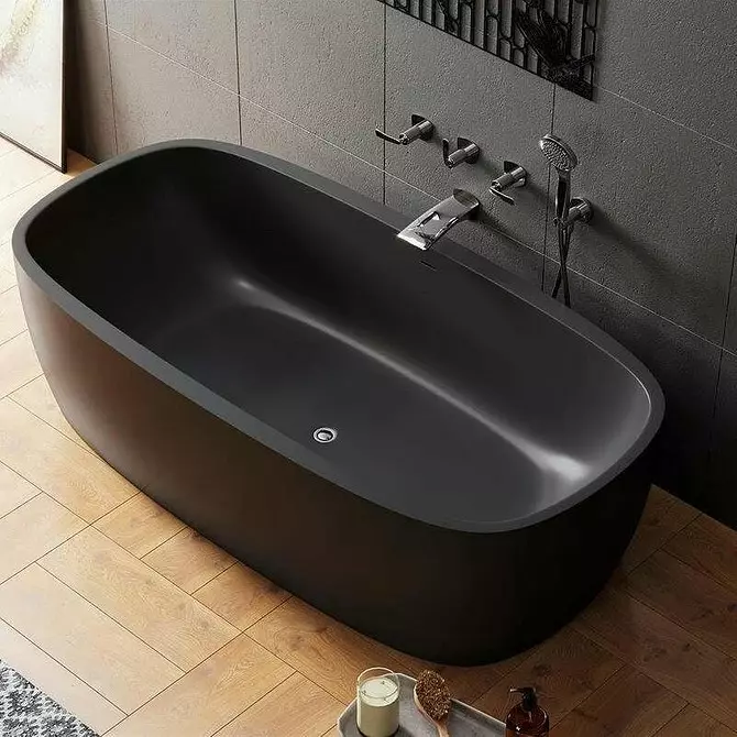 De la finisarea la selecția de accesorii: Secretele de design în baie în culoarea neagră 4303_152