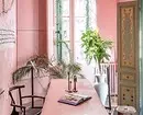 5 kamar di mana Anda dapat menggunakan warna pink dan tidak mengubahnya menjadi rumah untuk Barbie 4337_34