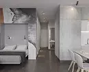 Projeto de sala de estar-quarto 16 metros quadrados. M: Como colocar tudo o que você precisa e espaço zonite 4340_18