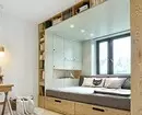 Projeto de sala de estar-quarto 16 metros quadrados. M: Como colocar tudo o que você precisa e espaço zonite 4340_41