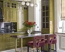 Небанальний вибір: фісташковий колір в інтер'єрі кухні (70 фото) 4358_10