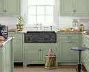 नेबर्नल निवड: स्वयंपाकघरात रंगीत पिस्ता रंग (70 फोटो) 4358_103