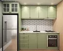 انتخاب NeBanal: رنگ پسته در آشپزخانه داخلی (70 عکس) 4358_105