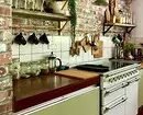 NEBANÁLNA Voľba: Pistachio Farba v kuchynskom interiéri (70 fotografií) 4358_132
