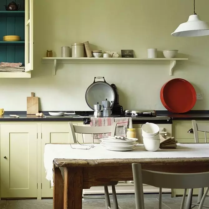 Lựa chọn NeBanal: Màu hồ trăn trong nội thất nhà bếp (70 hình ảnh) 4358_19
