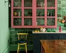 Nebanal επιλογή: φιστίκι χρώμα στο εσωτερικό της κουζίνας (70 φωτογραφίες) 4358_39