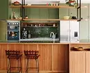 NEBANÁLNA Voľba: Pistachio Farba v kuchynskom interiéri (70 fotografií) 4358_43