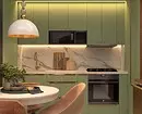 انتخاب NeBanal: رنگ پسته در آشپزخانه داخلی (70 عکس) 4358_60