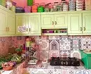 Pilihan Nebanal: warna pistachio di interior dapur (70 foto) 4358_68