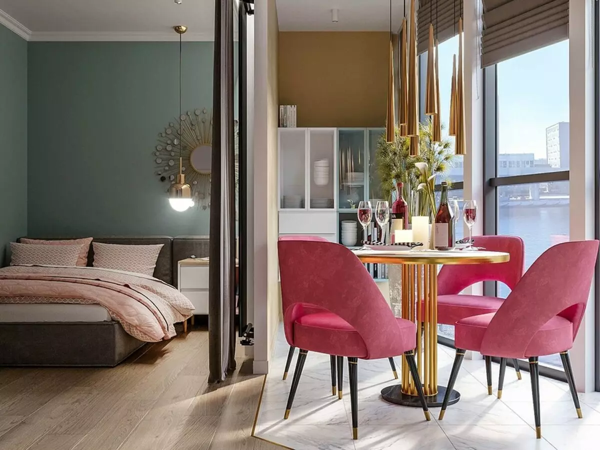 8 projektoj de apartamentoj kreitaj de dizajnistoj por virinoj (spoiler: preskaŭ ne estas rozkolora koloro!) 4400_40