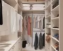 Сон на сите е гардероба во спалната соба: како да се организира правилно и да се приспособат дури и во мала големина 4427_103