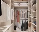 Elkenien syn dream is in garderobe romte yn 'e sliepkeamer: Hoe kinne jo korrekt regelje en sels folgje yn lytse grutte 4427_103