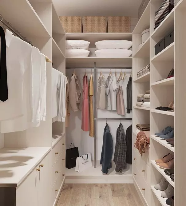 Everyone's dream is a wardrobe room in the bedroom: how to arrange correctly and accommodate even in small-size 4427_109