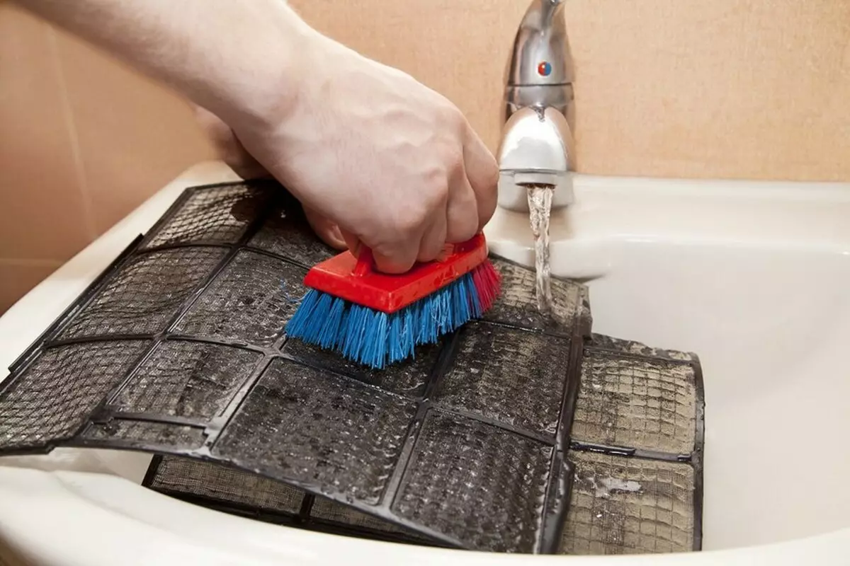 Sådan rengøres klimaanlægget hjemme: Detaljerede instruktioner til vask af den indre og eksterne blok 4436_6