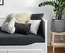 Beton plafon, baksteenmure en meubels Ikea: Binne van Loft-styl woonstel 4442_24