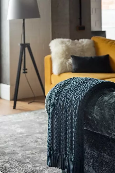 Betongtak, tegelväggar och möbler IKEA: Inredning av loftstil 4442_34
