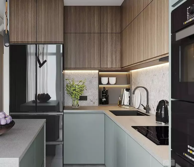 Køkken i moderne stil: Hvad er inkluderet i dette koncept og hvordan man udsteder et sådant interiør 4484_17