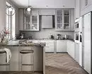 Kumaha rencana dapur ku jandela di bumi pribadi: tip pikeun 4 jinis jandela 4491_30