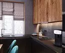 Πώς να σχεδιάσετε την κουζίνα από το παράθυρο σε ένα ιδιωτικό σπίτι: Συμβουλές για 4 τύπους ανοιγμάτων παραθύρων 4491_32