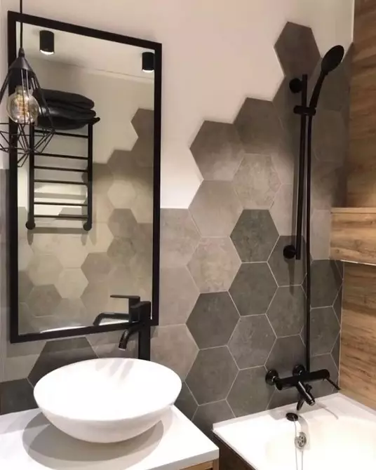Kombinacija pločica u kupaonici: Kako kombinirati različite boje i fakture za skladan interijer 4512_111