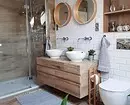 Kombinasi kothak ing kamar mandi: Kepiye gabungke macem-macem warna lan invoice sing beda kanggo interior harmoni 4512_152