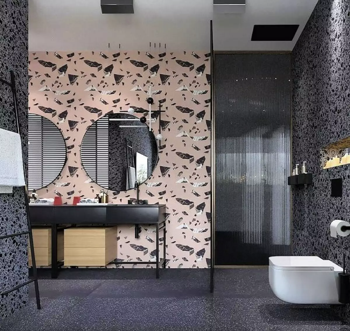 Поєднання плитки у ванній кімнаті: як скомбінувати різні кольори і фактури для гармонійного інтер'єру 4512_178