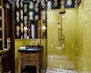 Kombinationen af ​​fliser i badeværelset: hvordan man kombinerer forskellige farver og fakturaer til et harmonisk interiør 4512_22