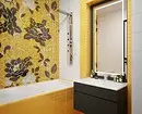 השילוב של אריחים בחדר האמבטיה: כיצד לשלב צבעים שונים וחשבוניות עבור פנים הרמוני 4512_28