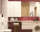 השילוב של אריחים בחדר האמבטיה: כיצד לשלב צבעים שונים וחשבוניות עבור פנים הרמוני 4512_3