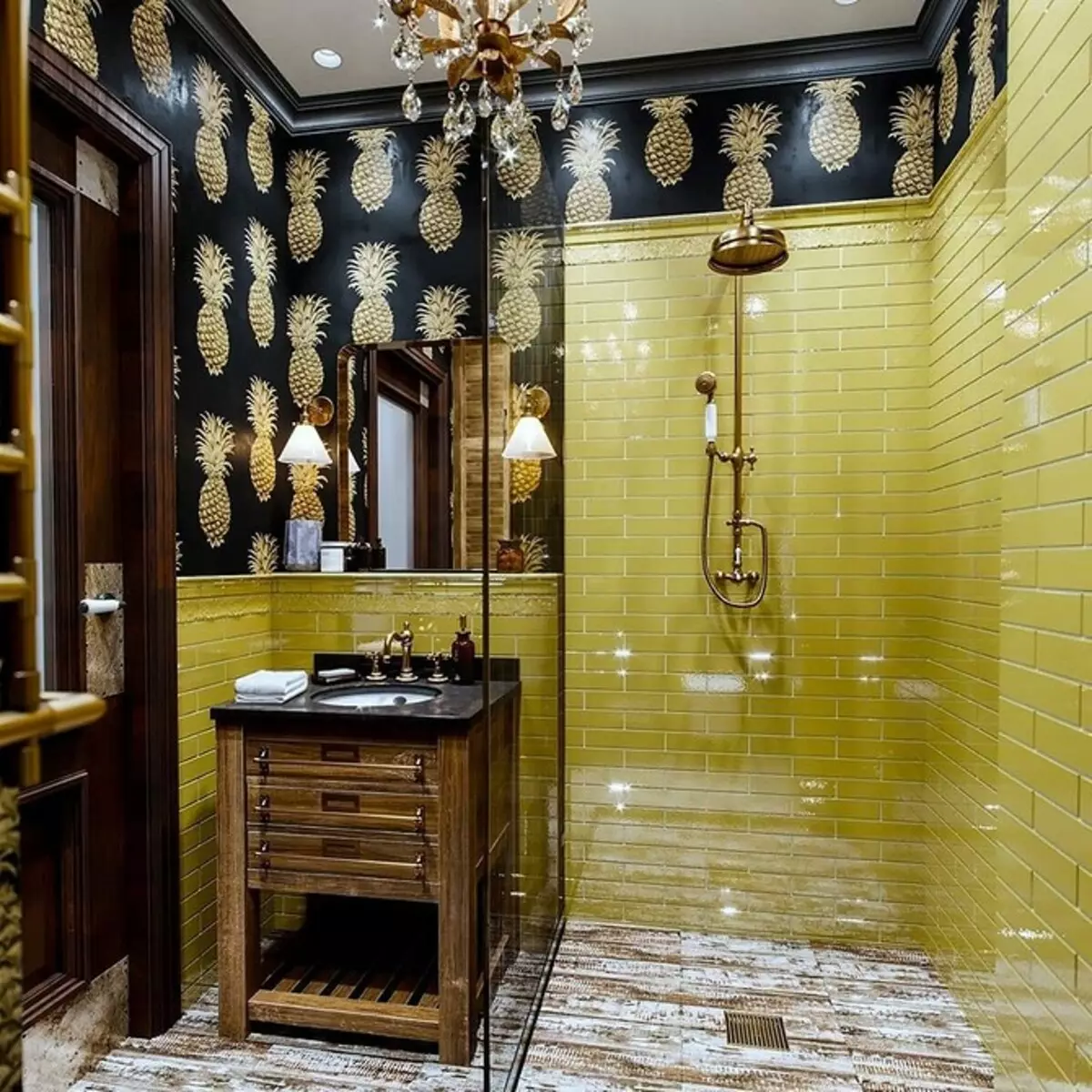La combinación de azulejos en el baño: cómo combinar diferentes colores y facturas para un interior armonioso. 4512_30