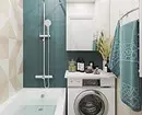 Kombinationen af ​​fliser i badeværelset: hvordan man kombinerer forskellige farver og fakturaer til et harmonisk interiør 4512_41