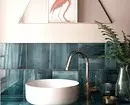 La combinación de azulejos en el baño: cómo combinar diferentes colores y facturas para un interior armonioso. 4512_47