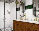 La combinación de azulejos en el baño: cómo combinar diferentes colores y facturas para un interior armonioso. 4512_49
