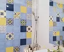 La combinación de azulejos en el baño: cómo combinar diferentes colores y facturas para un interior armonioso. 4512_71