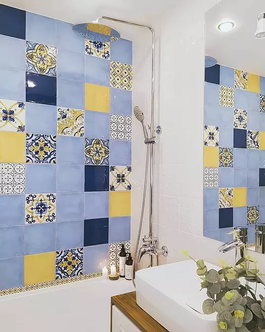 De combinatie van tegels in de badkamer: hoe verschillende kleuren en facturen te combineren voor een harmonieus interieur 4512_78