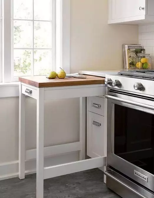 როგორ მოვძებნოთ უფასო სივრცე სამზარეულო, თუ თქვენ გაქვთ პატარა სამზარეულო: 5 გადაწყვეტილებები 4520_19