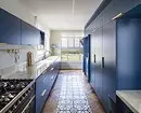 Keuken Untwerp yn blauwe kleur (81 foto's) 4533_11