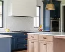 Diseño de cocina en color azul (81 fotos) 4533_113