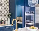 Dizajn i kuzhinës në ngjyrë blu (81 foto) 4533_137