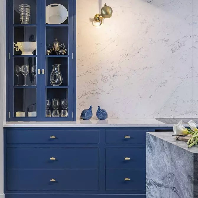 Дизайн кухні в синьому кольорі (81 фото) 4533_145